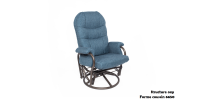 Chaise bercante, pivotante et inclinable F03
